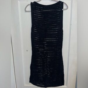 Abercrombie & Fitch Black Knit coverup Dress